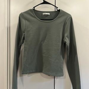 Long sleeve, Abercrombie crop top